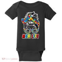 Autism Mom Life Baby Bodysuit thumb 0