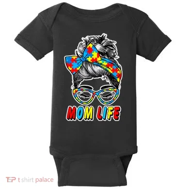 Autism Mom Life Baby Bodysuit