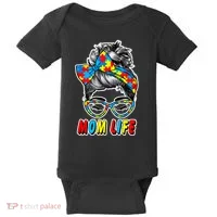 Autism Mom Life Baby Bodysuit thumb 0