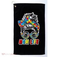 Autism Mom Life Golf Towel thumb 0