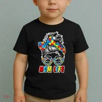 Autism Mom Life Toddler T-Shirt thumb 2