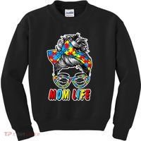 Autism Mom Life Kids Sweatshirt thumb 0