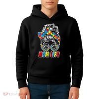 Autism Mom Life Kids Hoodie thumb 4