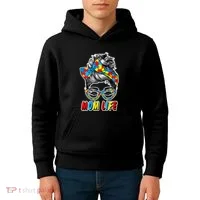 Autism Mom Life Kids Hoodie thumb 4