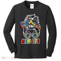Autism Mom Life Kids Long Sleeve Shirt thumb 0