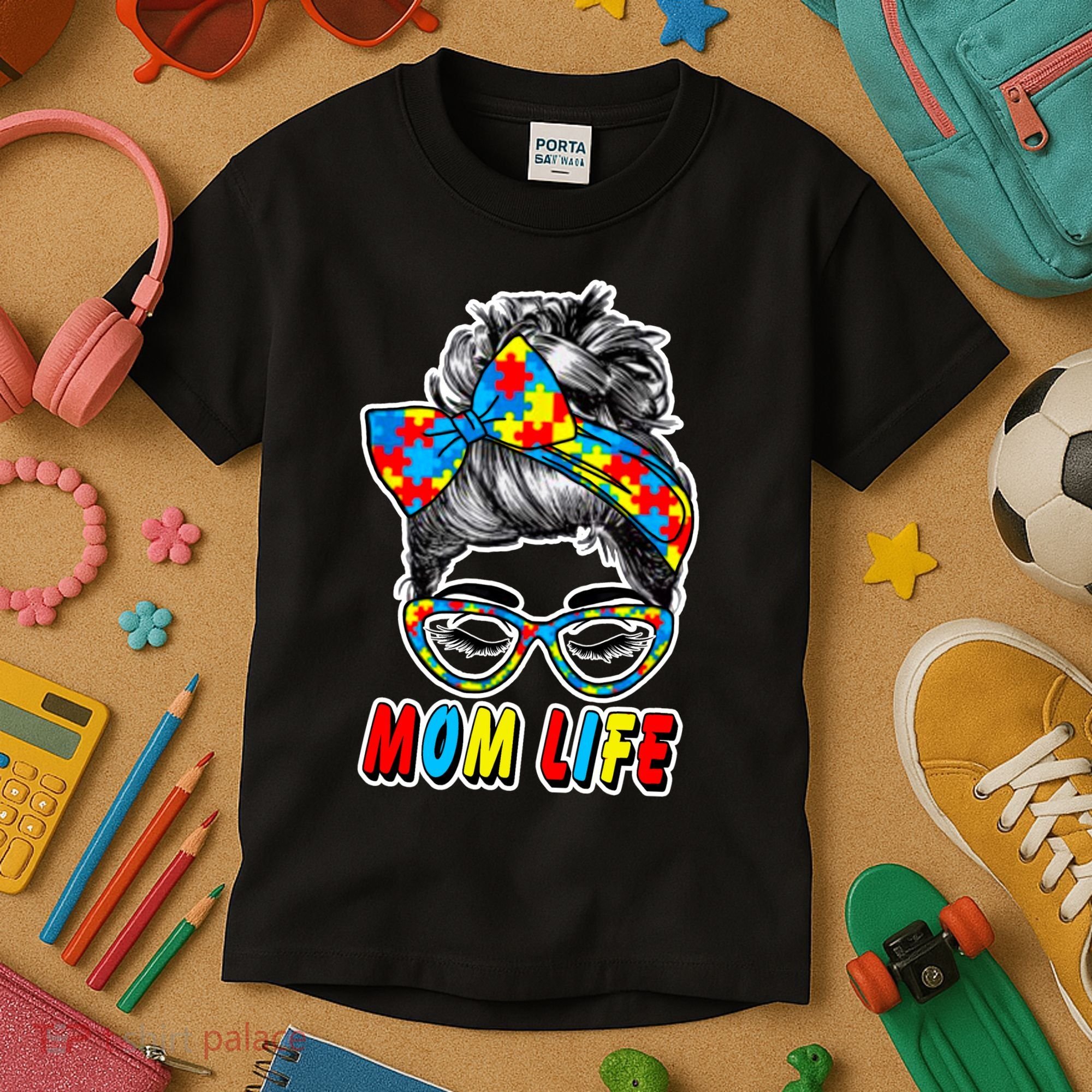 Autism Mom Life Kids T-Shirt