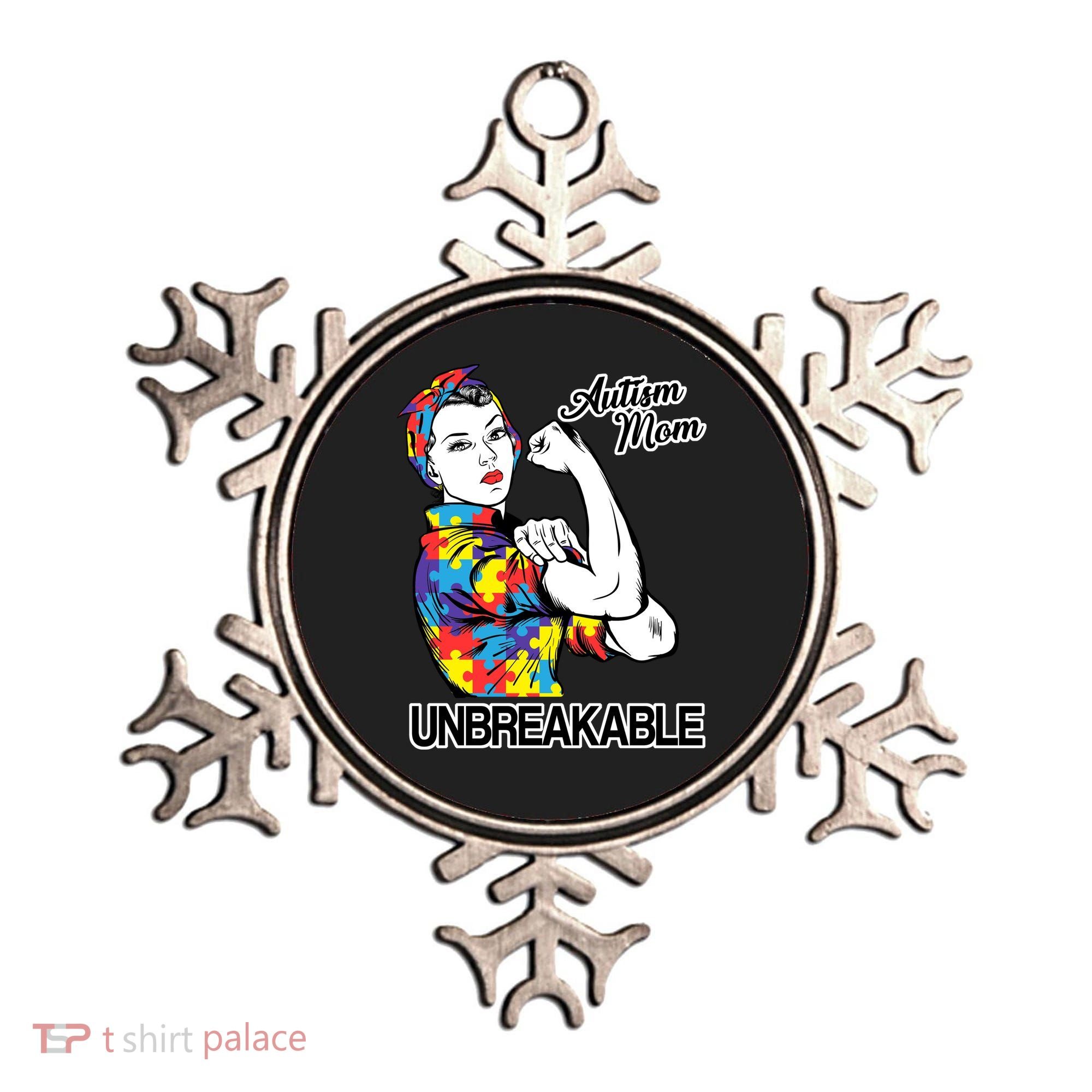 Autism Mom Unbreakable Ornament