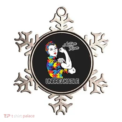 Autism Mom Unbreakable Ornament