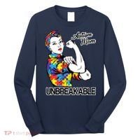 Autism Mom Unbreakable Long Sleeve Shirt thumb 0