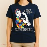 Autism Mom Unbreakable T-Shirt thumb 4