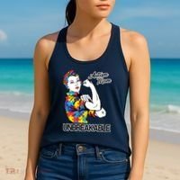 Autism Mom Unbreakable Women's Tank Top thumb 2