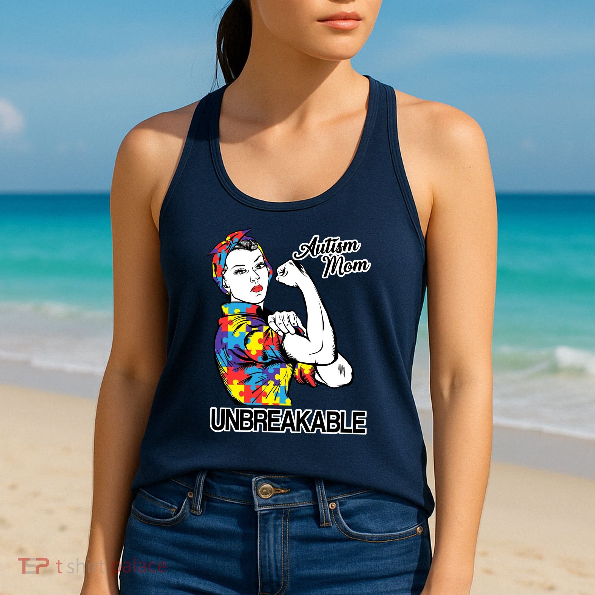 Autism Mom Unbreakable Women's Tank Top