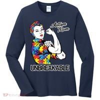 Autism Mom Unbreakable Women's Long Sleeve Shirt thumb 0