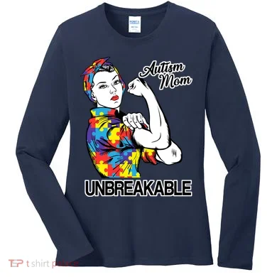 Autism Mom Unbreakable Women's Long Sleeve Shirt