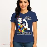 Autism Mom Unbreakable Women's T-Shirt thumb 4