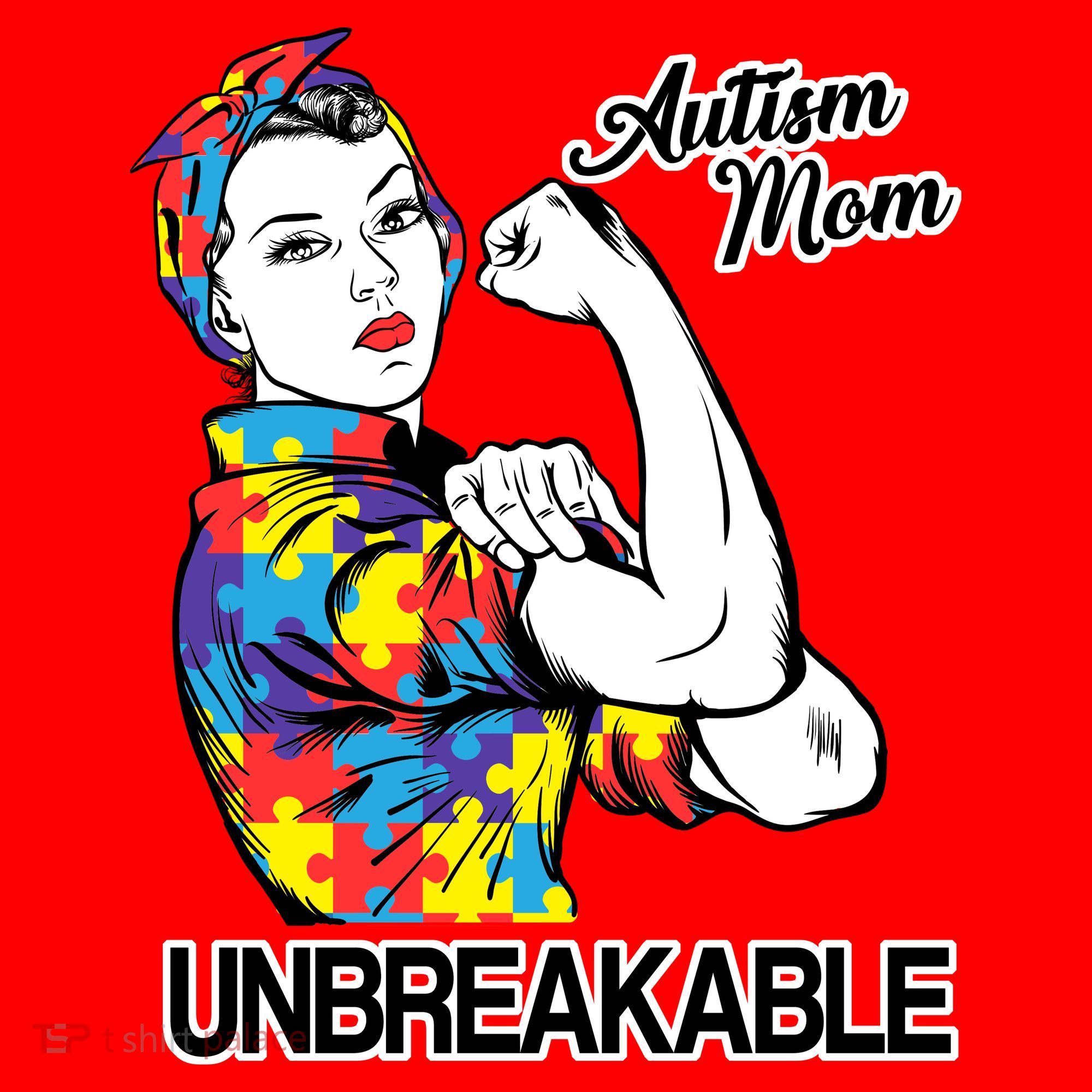Autism Mom Unbreakable Santa Hat