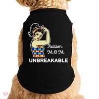 Autism Mom Unbreakable Puzzle Pieces Doggie Tank thumb 0