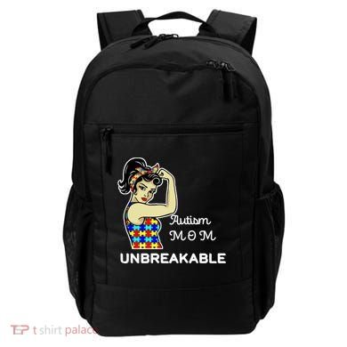 Autism Mom Unbreakable Puzzle Pieces Backpack