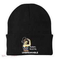 Autism Mom Unbreakable Puzzle Pieces Beanie thumb 0