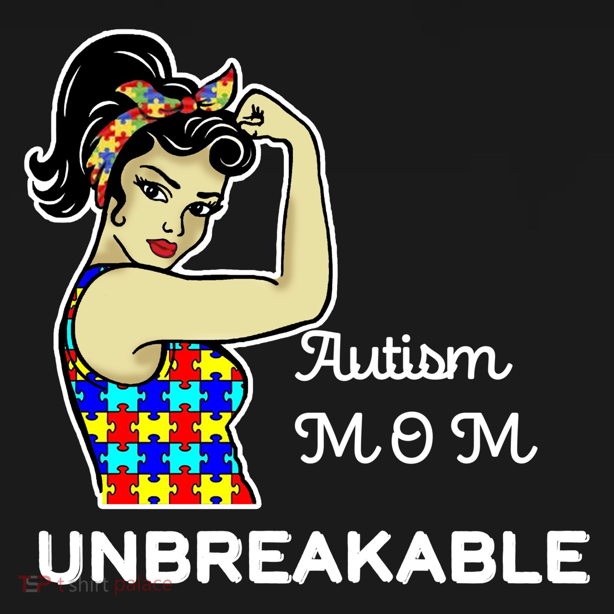 Autism Mom Unbreakable Puzzle Pieces Pajama Set