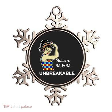 Autism Mom Unbreakable Puzzle Pieces Ornament