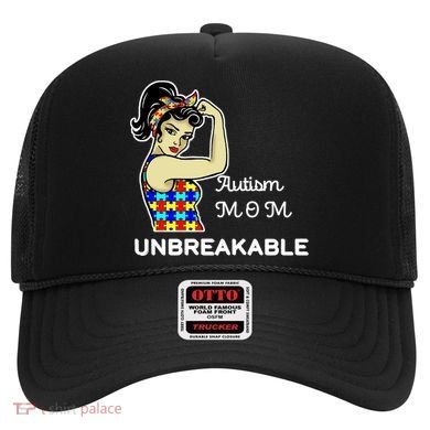 Autism Mom Unbreakable Puzzle Pieces Hat
