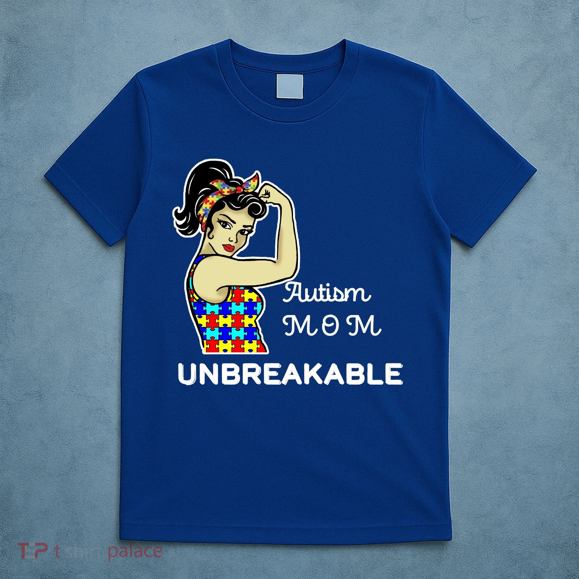Autism Mom Unbreakable Puzzle Pieces T-Shirt