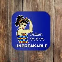 Autism Mom Unbreakable Puzzle Pieces Coaster thumb 0