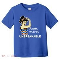 Autism Mom Unbreakable Puzzle Pieces Toddler T-Shirt thumb 0