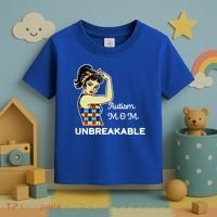 Autism Mom Unbreakable Puzzle Pieces Toddler T-Shirt thumb 3