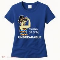 Autism Mom Unbreakable Puzzle Pieces Women's T-Shirt thumb 0