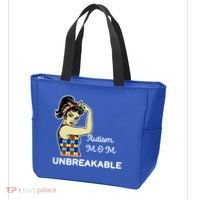 Autism Mom Unbreakable Puzzle Pieces Tote Bag thumb 3
