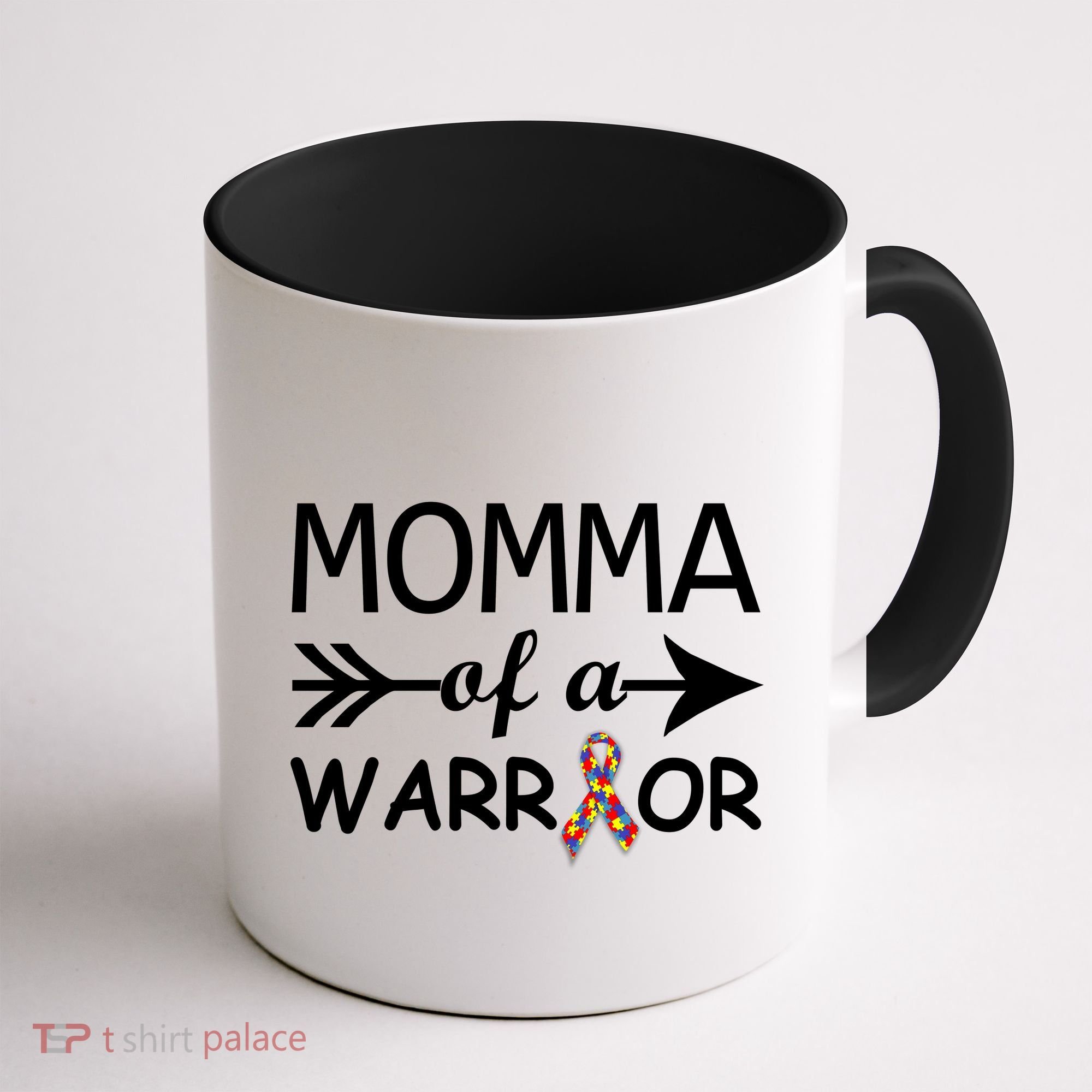 Autism Momma of a Warrior Coffee Mug