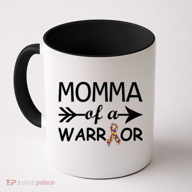 Autism Momma of a Warrior Coffee Mug