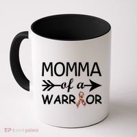 Autism Momma of a Warrior Coffee Mug thumb 0