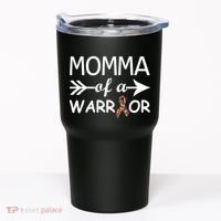 Autism Momma of a Warrior Tumbler thumb 0