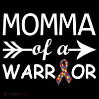 Autism Momma of a Warrior Ornament thumb 1