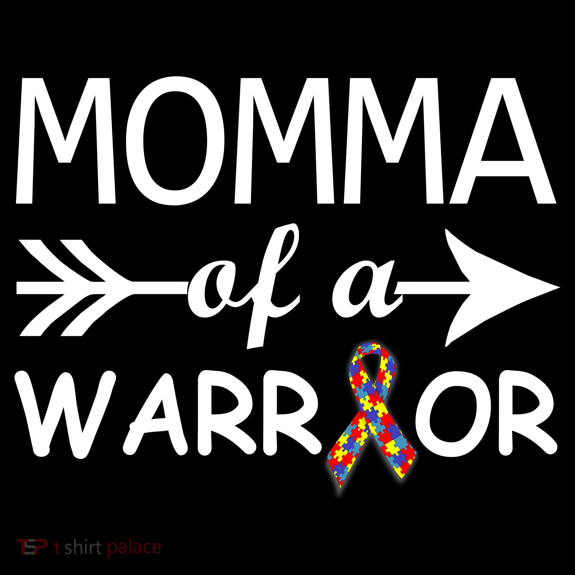 Autism Momma of a Warrior Ornament