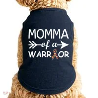 Autism Momma of a Warrior Doggie Tank thumb 0