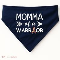 Autism Momma of a Warrior USA-Made Doggie Bandana thumb 0