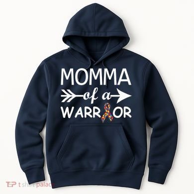 Autism Momma of a Warrior Hoodie