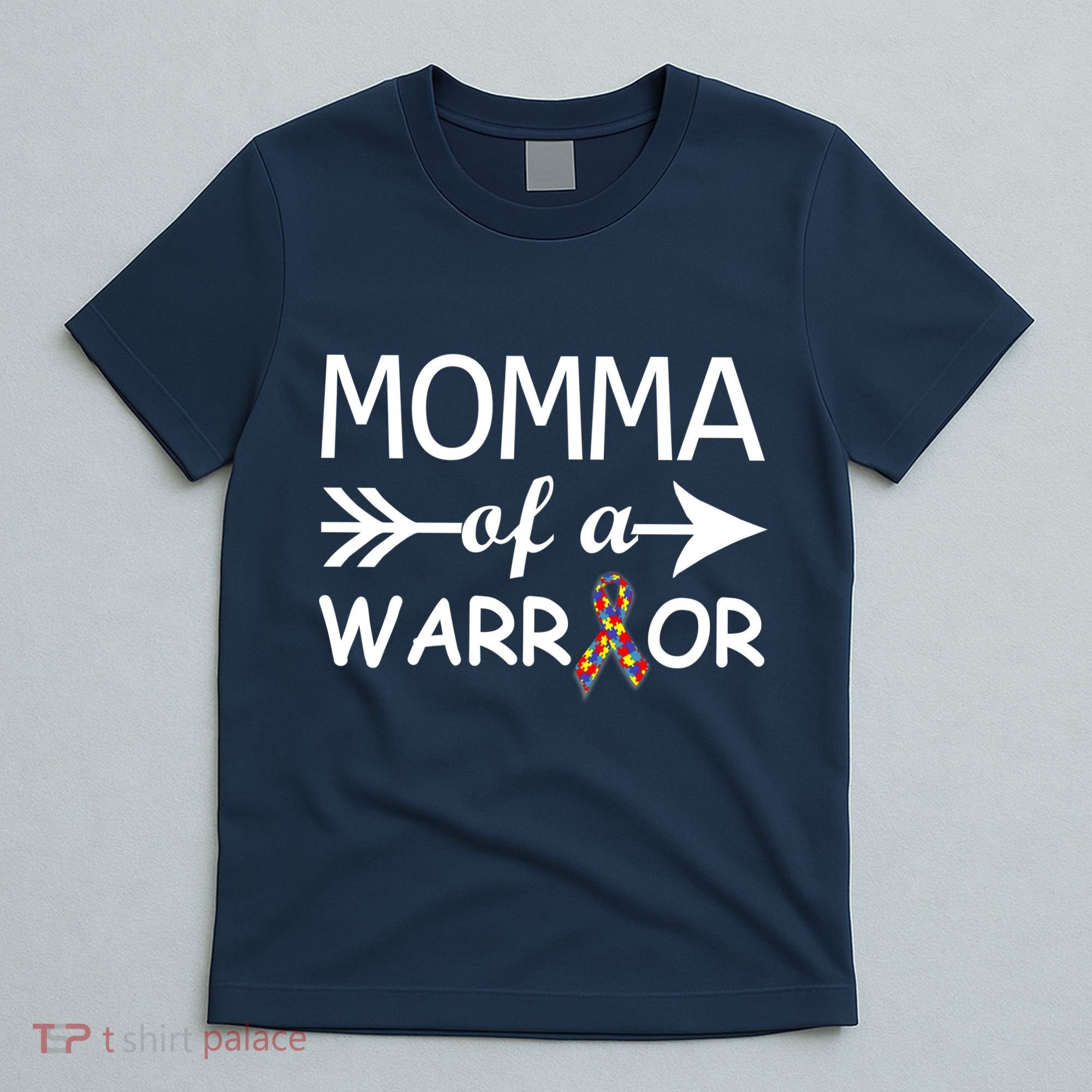 Autism Momma of a Warrior T-Shirt