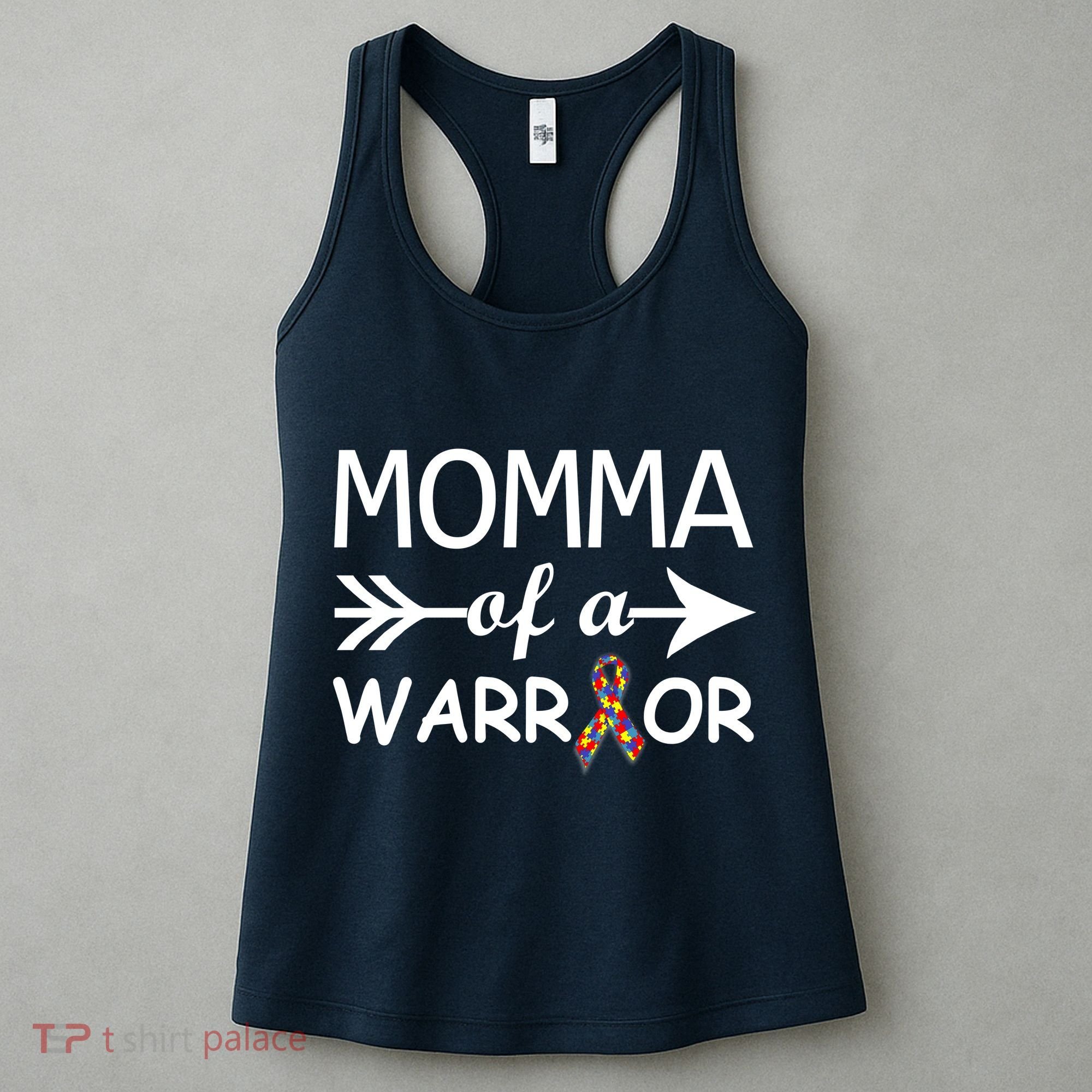 Autism Momma of a Warrior Women's Tank Top