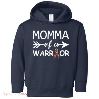 Autism Momma of a Warrior Toddler Hoodie