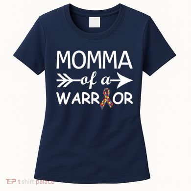 Autism Momma of a Warrior Women's T-Shirt
