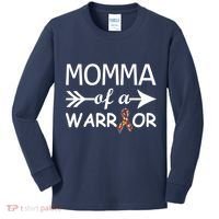 Autism Momma of a Warrior Kids Long Sleeve Shirt thumb 0