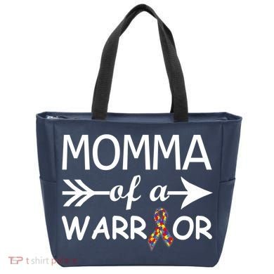 Autism Momma of a Warrior Tote Bag