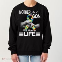 Autism Mother And Son Best Friends For Life Women's Sweatshirt thumb 0