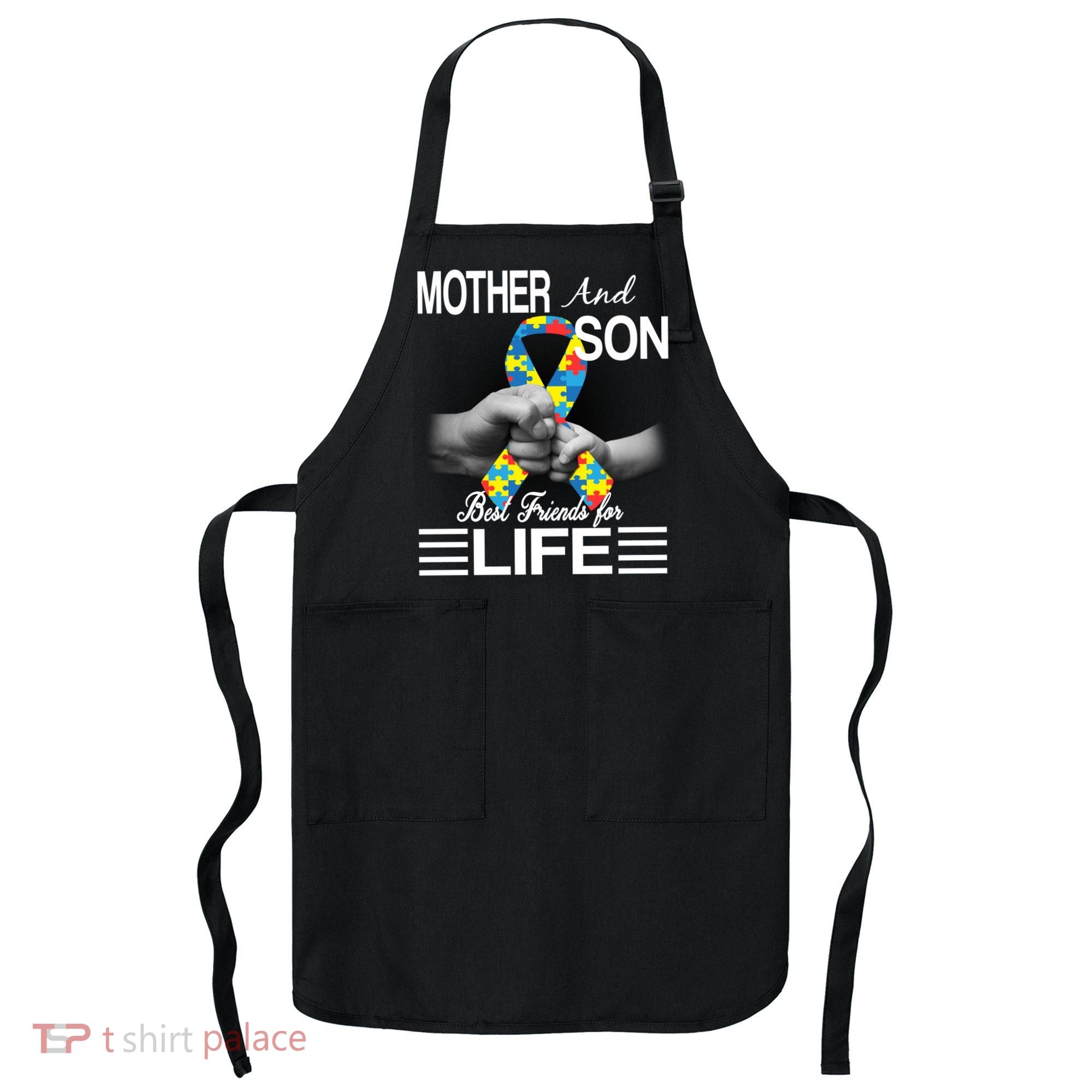 Autism Mother And Son Best Friends For Life Apron