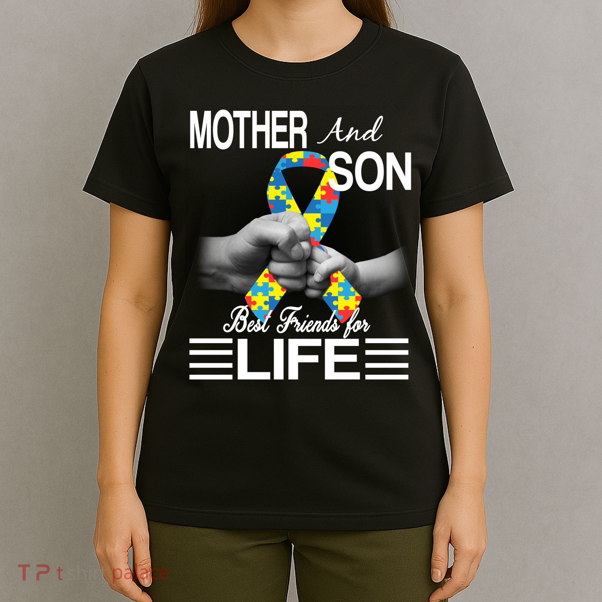 Autism Mother And Son Best Friends For Life T-Shirt